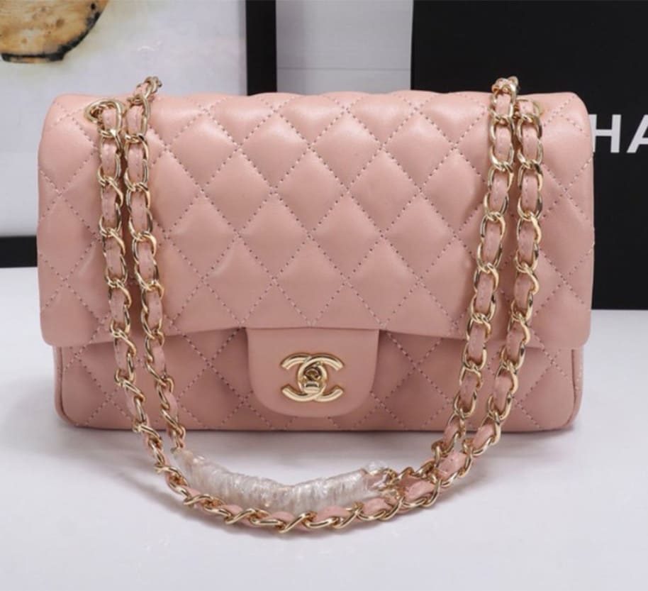 Chanel Pink Quilted Lambskin (1) Chanel Pink Quilted Lambskin (1)