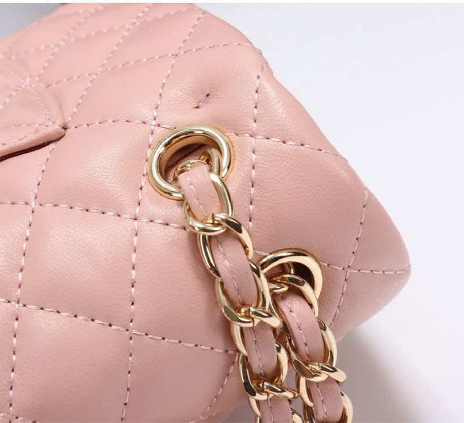 Chanel Pink Quilted Lambskin (14)