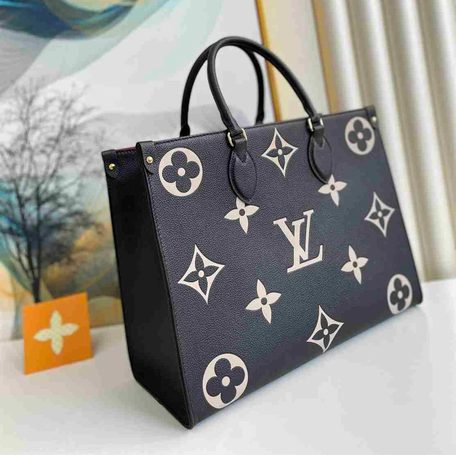 Lv Onthego MM Monogram Tote Bag M45495 (5)