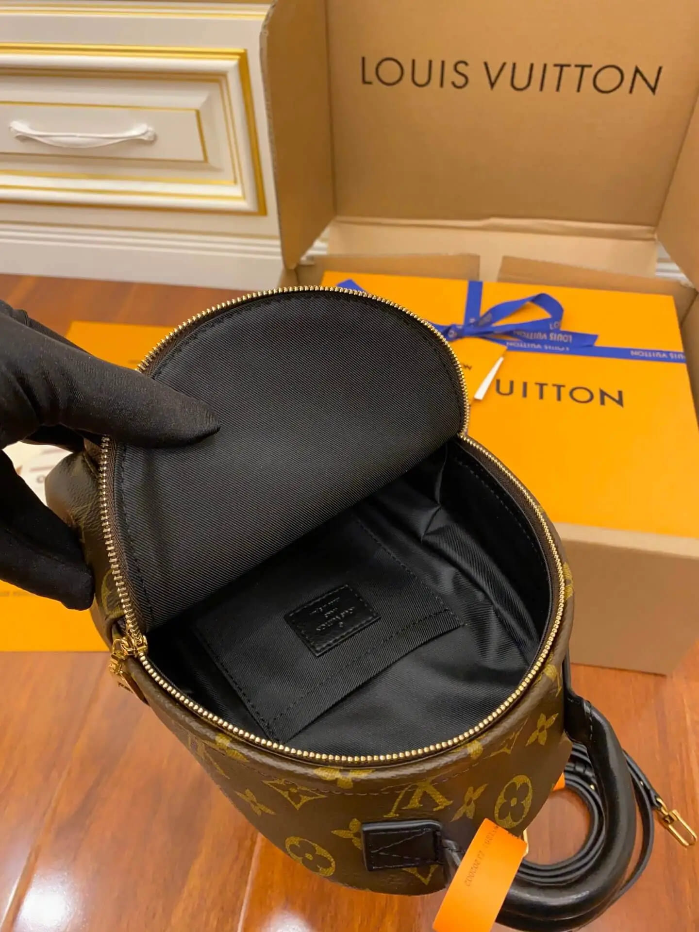 Lv Palm Springs Mini Monogram Bag (7)