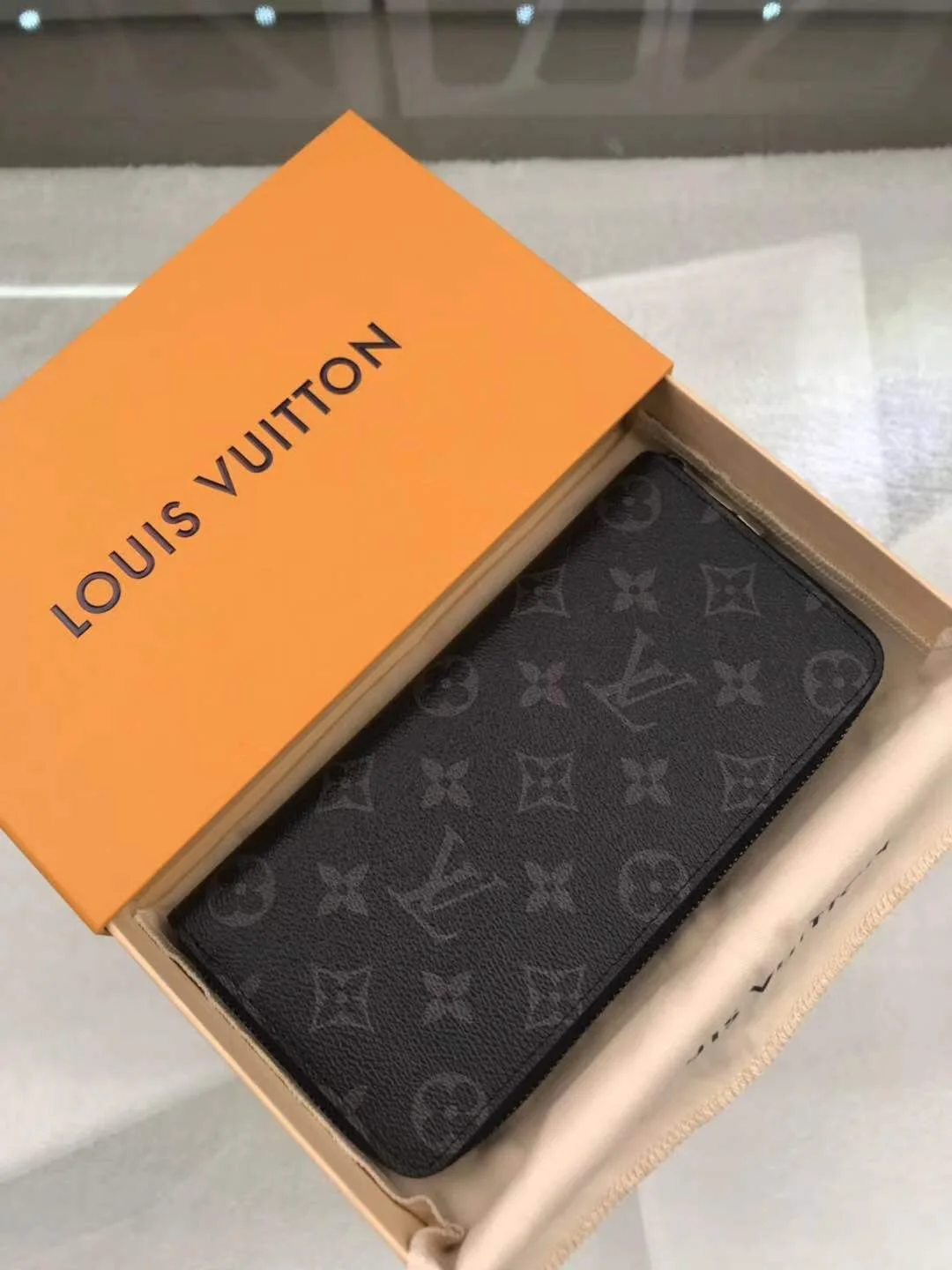 Lv Zippy Vertical Wallet